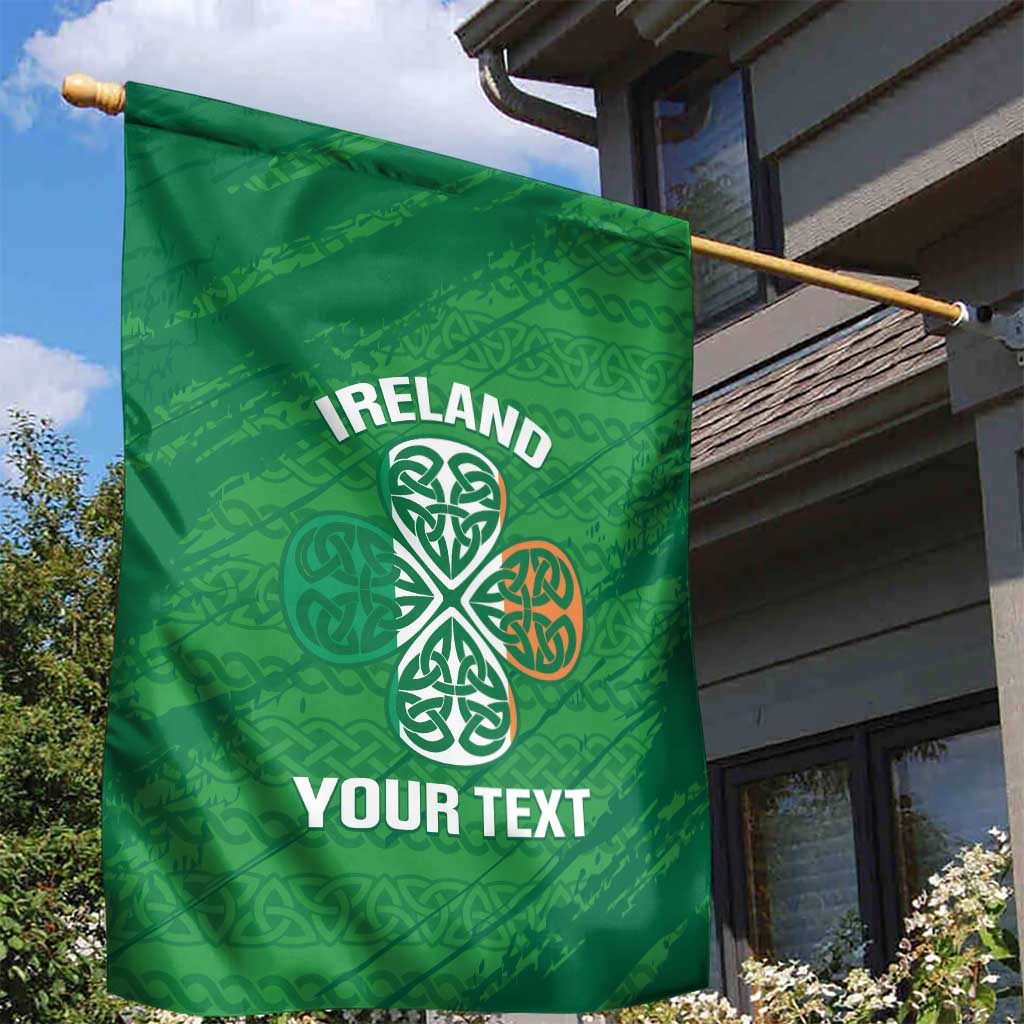 Custom Ireland Cricket Garden Flag Irish Celtic Knot - National Color