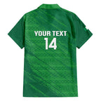 Custom Ireland Cricket Hawaiian Shirt Irish Celtic Knot - National Color