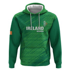 Custom Ireland Cricket Hoodie Irish Celtic Knot - National Color