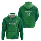 Custom Ireland Cricket Hoodie Irish Celtic Knot - National Color