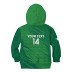 Custom Ireland Cricket Kid Hoodie Irish Celtic Knot - National Color