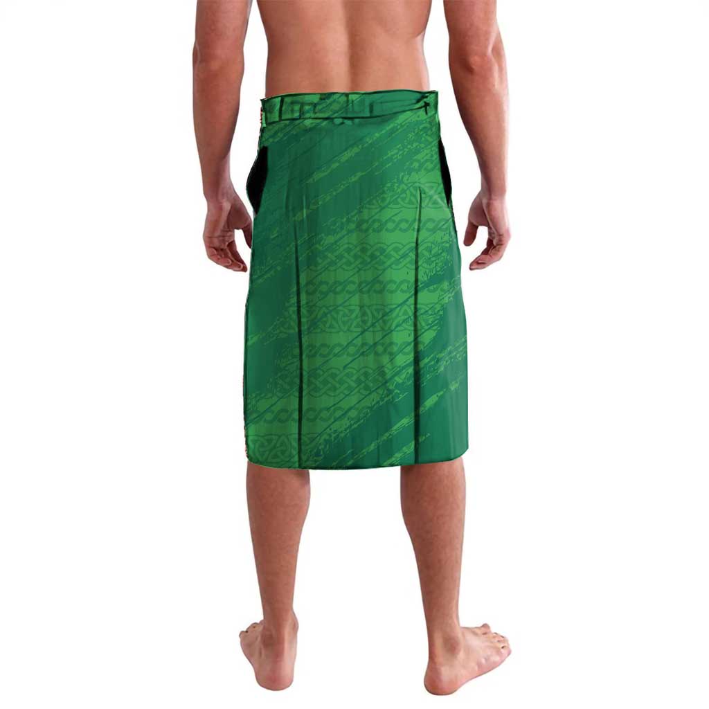 Custom Ireland Cricket Lavalava Irish Celtic Knot - National Color