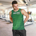Custom Ireland Cricket Men Tank Top Irish Celtic Knot - National Color