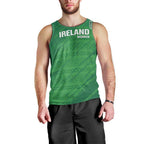 Custom Ireland Cricket Men Tank Top Irish Celtic Knot - National Color