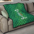 Custom Ireland Cricket Quilt Irish Celtic Knot - National Color