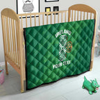 Custom Ireland Cricket Quilt Irish Celtic Knot - National Color
