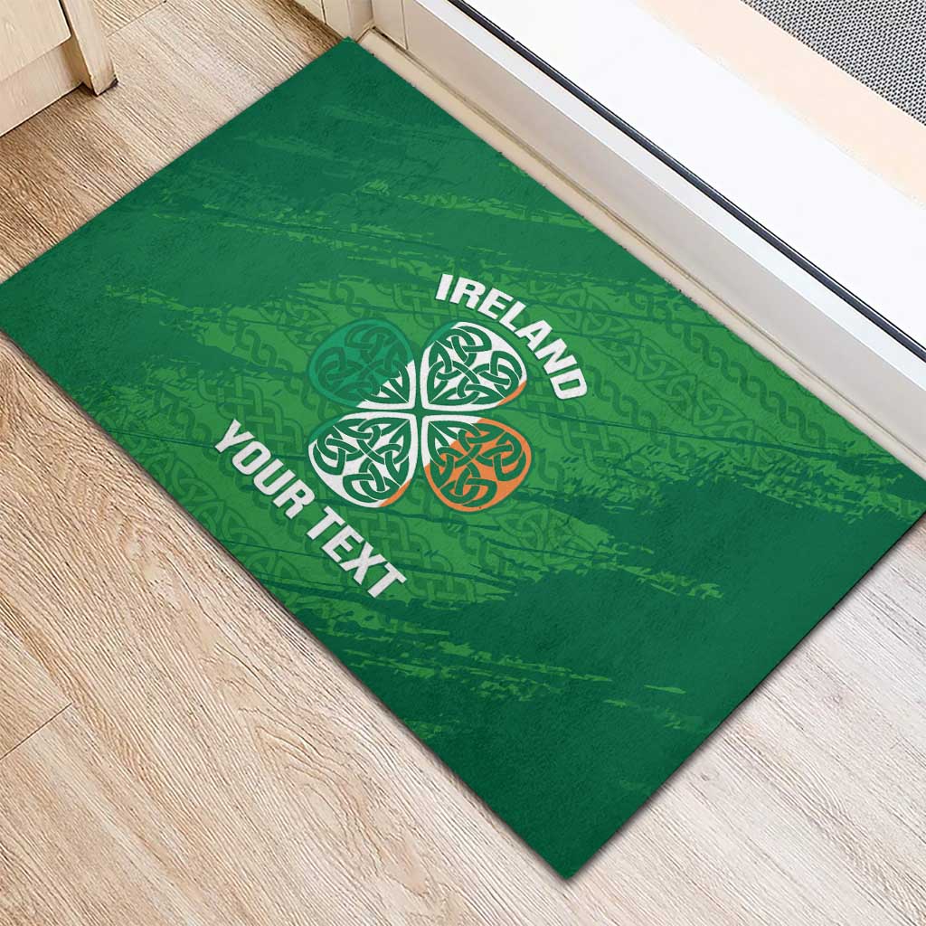 Custom Ireland Cricket Rubber Doormat Irish Celtic Knot - National Color