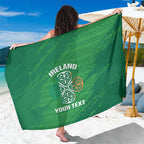 Custom Ireland Cricket Sarong Irish Celtic Knot - National Color