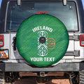 Custom Ireland Cricket Spare Tire Cover Irish Celtic Knot - National Color