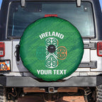 Custom Ireland Cricket Spare Tire Cover Irish Celtic Knot - National Color
