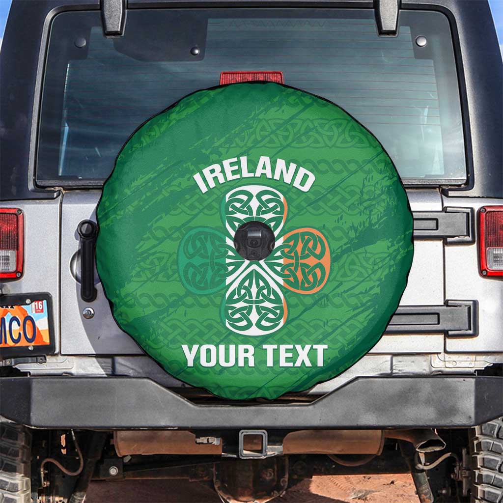 Custom Ireland Cricket Spare Tire Cover Irish Celtic Knot - National Color