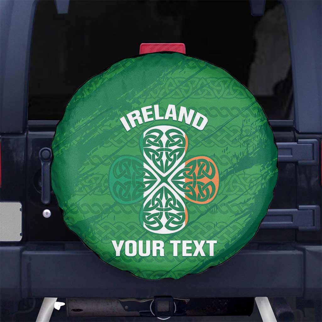 Custom Ireland Cricket Spare Tire Cover Irish Celtic Knot - National Color