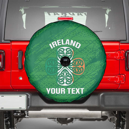 Custom Ireland Cricket Spare Tire Cover Irish Celtic Knot - National Color