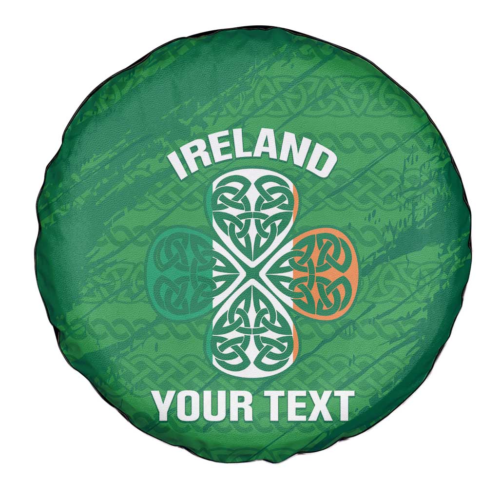 Custom Ireland Cricket Spare Tire Cover Irish Celtic Knot - National Color