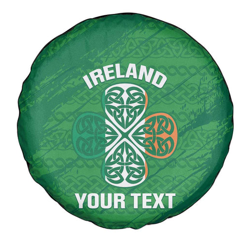 Custom Ireland Cricket Spare Tire Cover Irish Celtic Knot - National Color