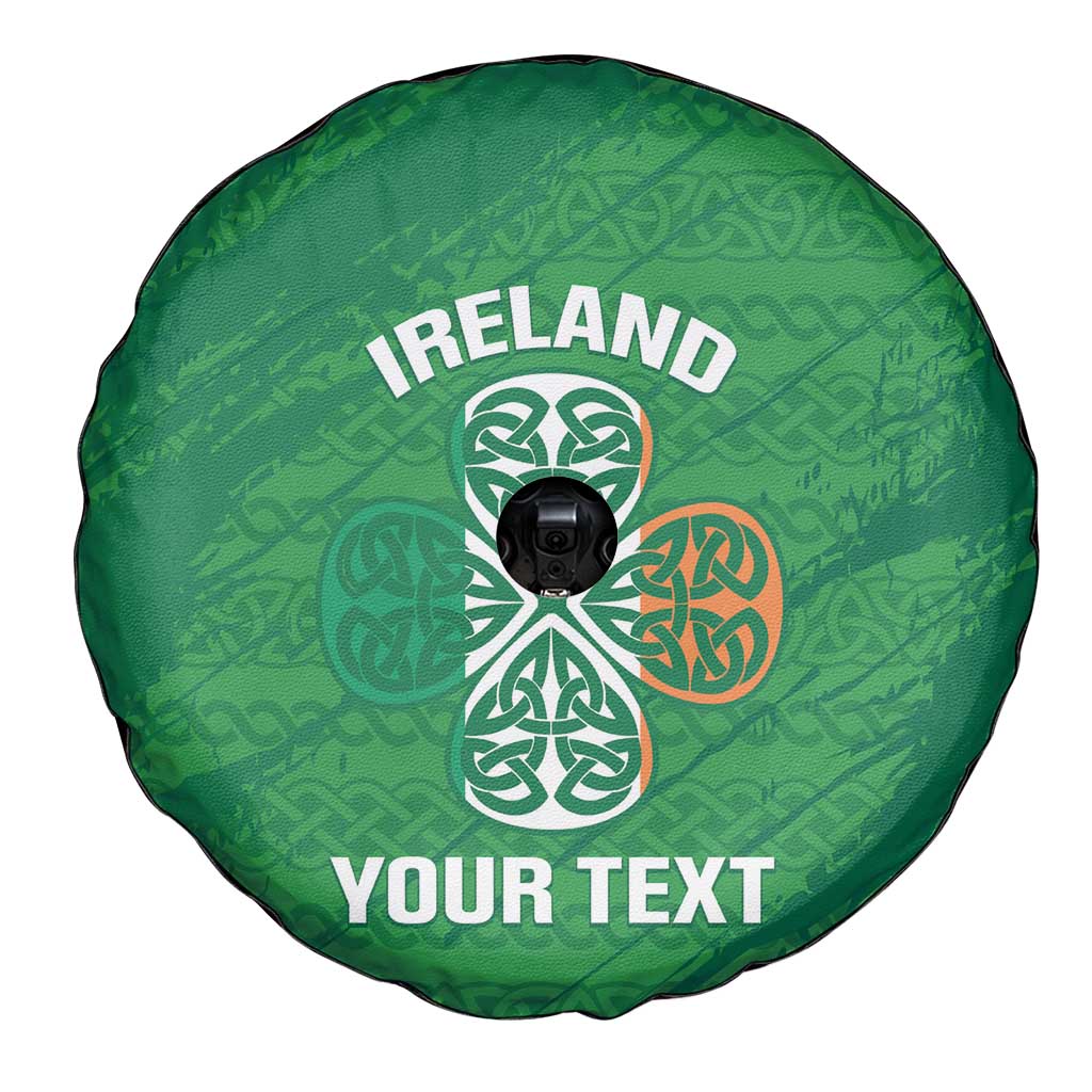Custom Ireland Cricket Spare Tire Cover Irish Celtic Knot - National Color