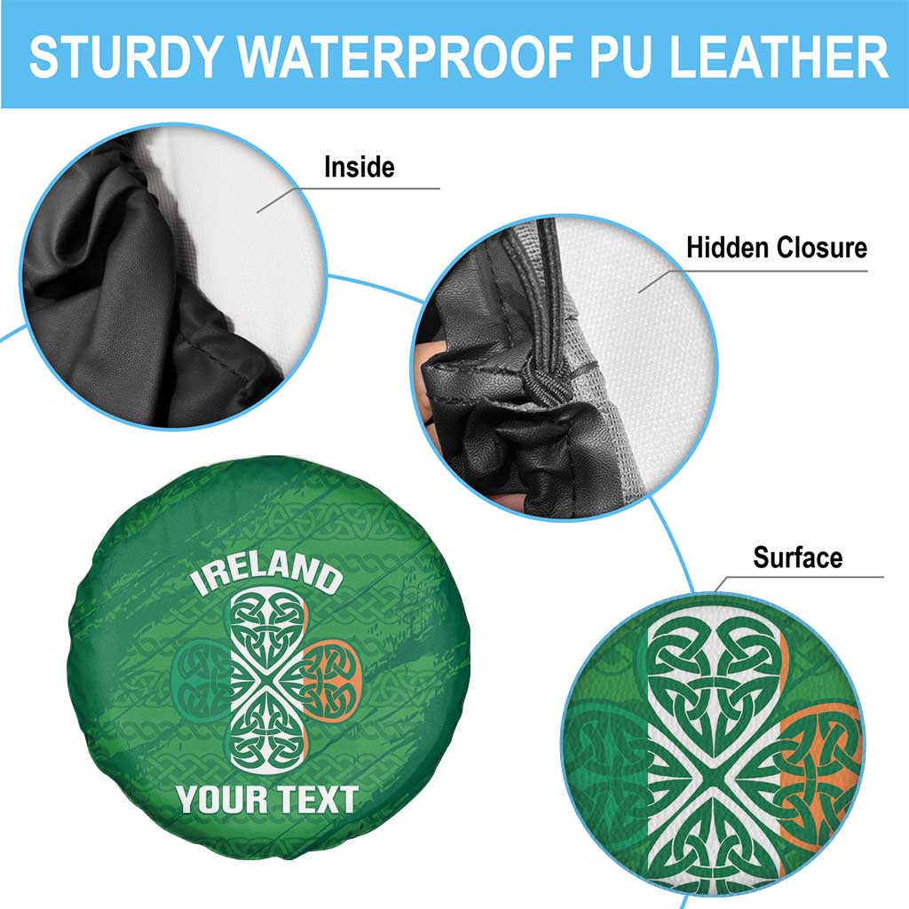 Custom Ireland Cricket Spare Tire Cover Irish Celtic Knot - National Color