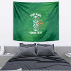 Custom Ireland Cricket Tapestry Irish Celtic Knot - National Color