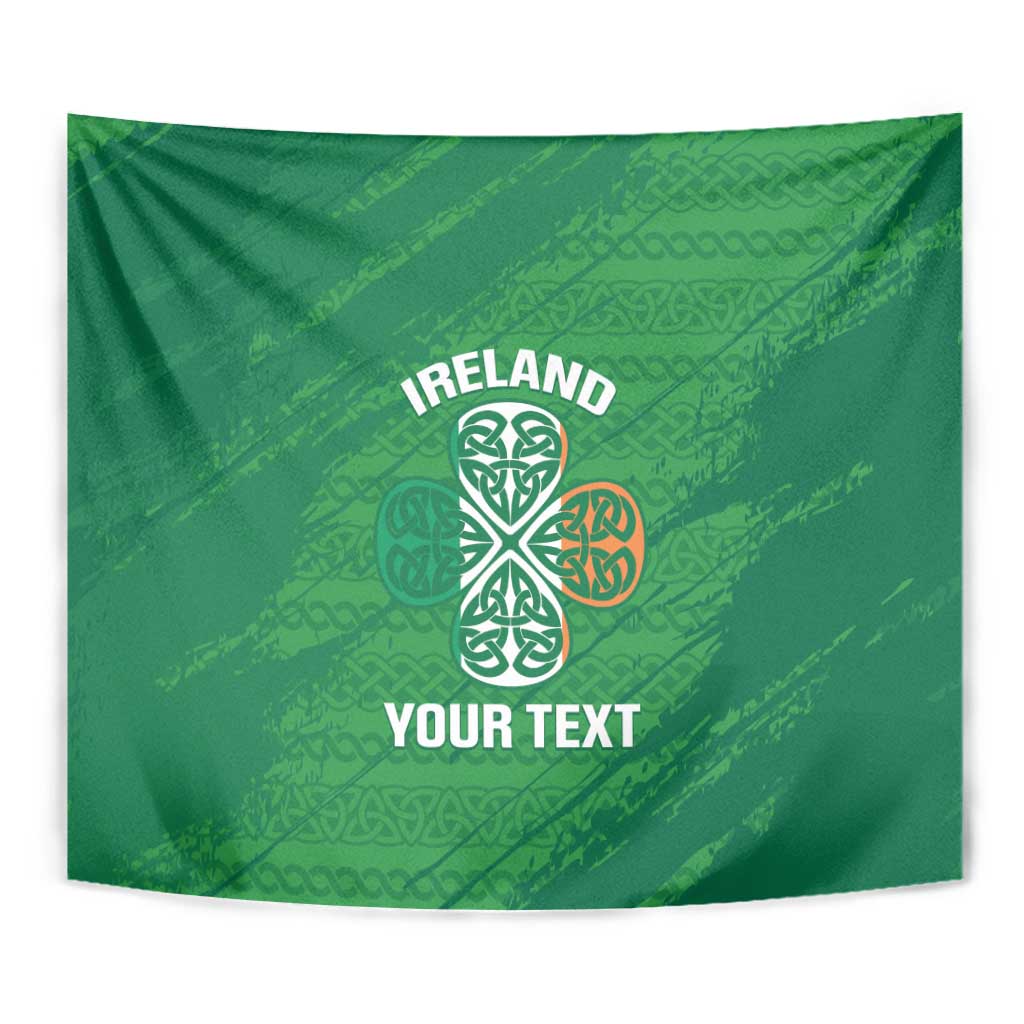 Custom Ireland Cricket Tapestry Irish Celtic Knot - National Color