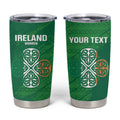 Custom Ireland Cricket Tumbler Cup Irish Celtic Knot - National Color