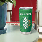 Custom Ireland Cricket Tumbler Cup Irish Celtic Knot - National Color