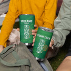 Custom Ireland Cricket Tumbler Cup Irish Celtic Knot - National Color