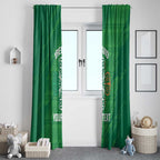 Custom Ireland Cricket Window Curtain Irish Celtic Knot - National Color