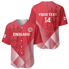 Custom England Cricket Baseball Jersey Go Champions Sporty Style
