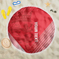 Custom England Cricket Beach Blanket Go Champions Sporty Style