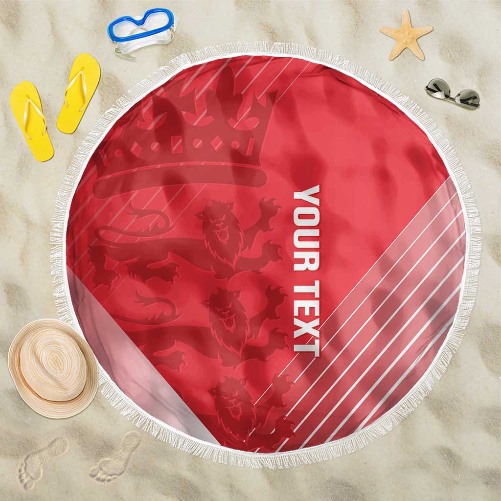 Custom England Cricket Beach Blanket Go Champions Sporty Style