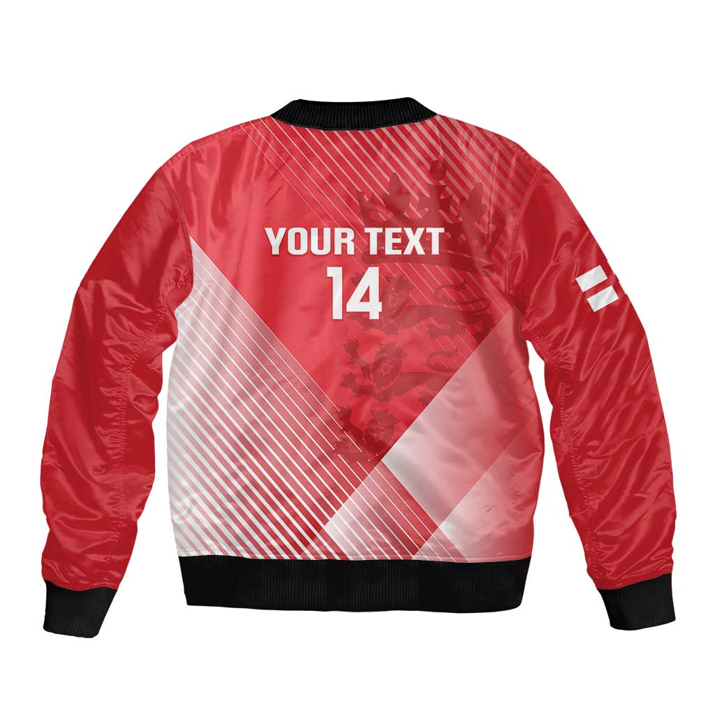 Custom England Cricket Bomber Jacket Go Champions Sporty Style