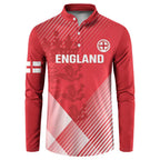 Custom England Cricket Button Sweatshirt Go Champions Sporty Style