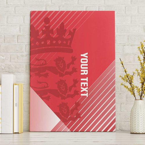 Custom England Cricket Canvas Wall Art Go Champions Sporty Style