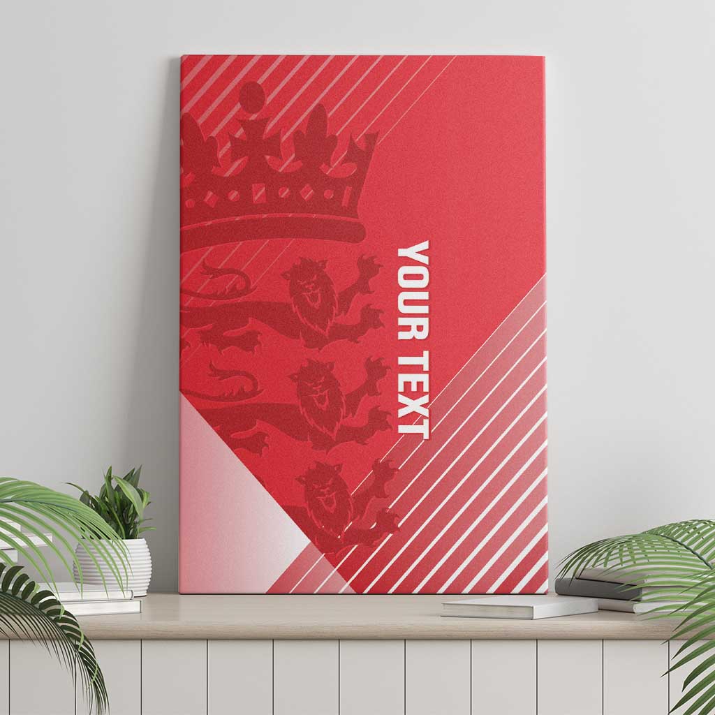 Custom England Cricket Canvas Wall Art Go Champions Sporty Style