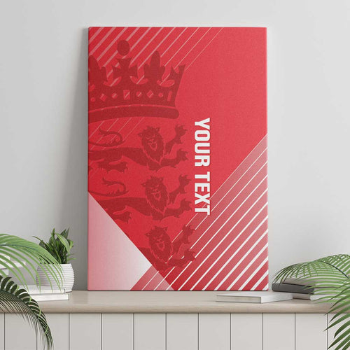 Custom England Cricket Canvas Wall Art Go Champions Sporty Style