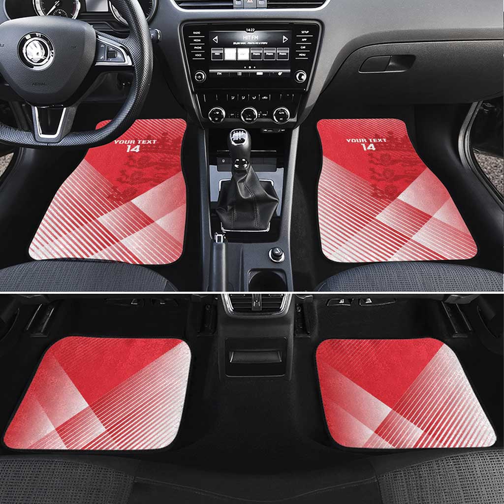 Custom England Cricket Car Mats Go Champions Sporty Style