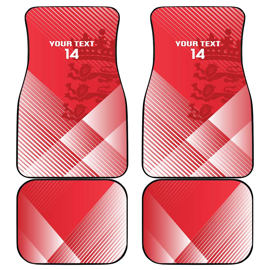 Custom England Cricket Car Mats Go Champions Sporty Style