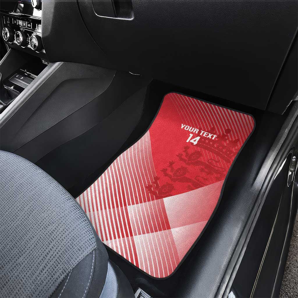 Custom England Cricket Car Mats Go Champions Sporty Style