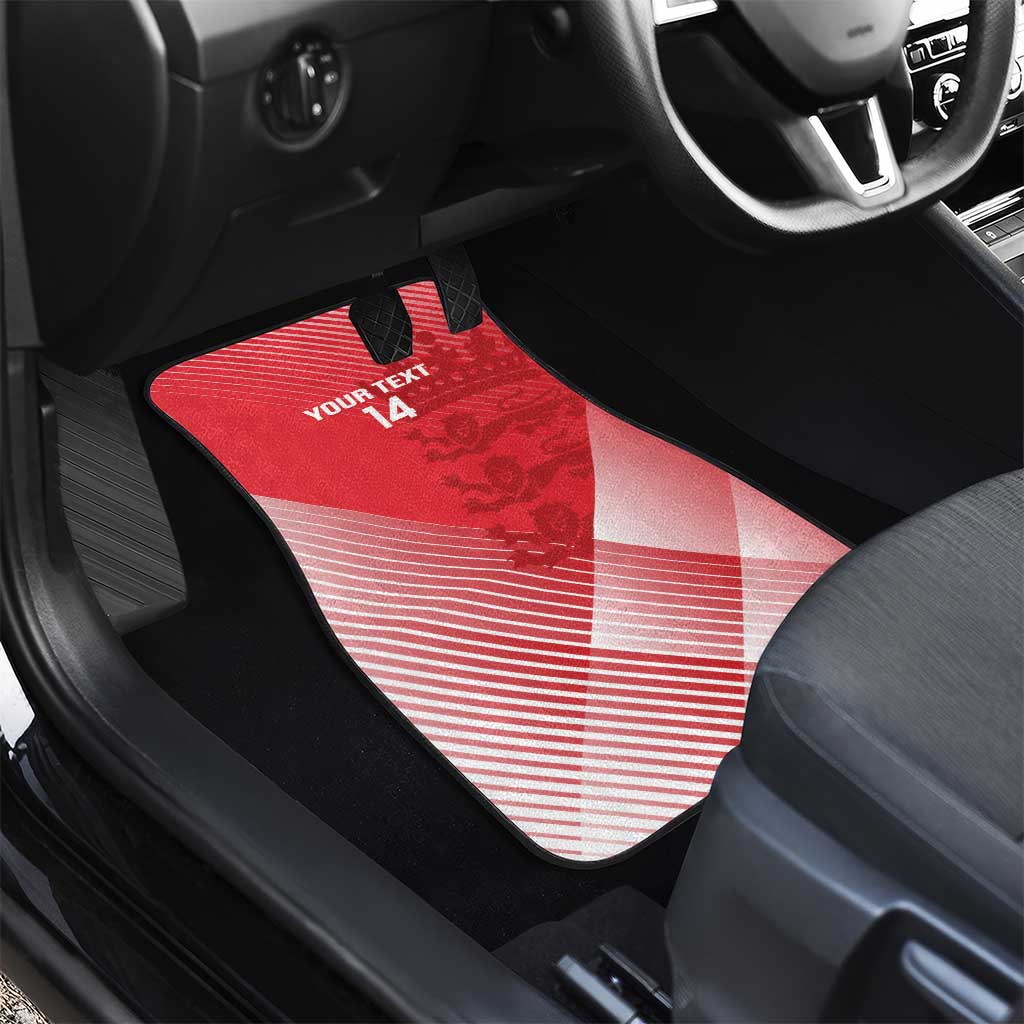 Custom England Cricket Car Mats Go Champions Sporty Style
