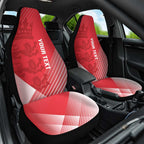 Custom England Cricket Car Seat Cover Go Champions Sporty Style