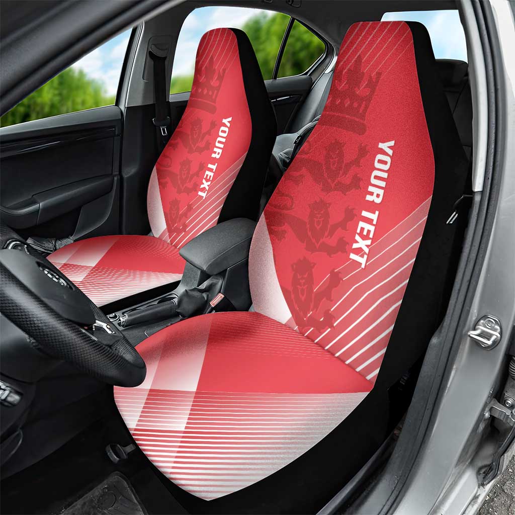 Custom England Cricket Car Seat Cover Go Champions Sporty Style