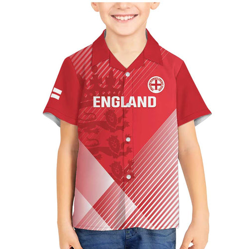 Custom England Cricket Family Matching Mermaid Dress and Hawaiian Shirt Go Champions Sporty Style