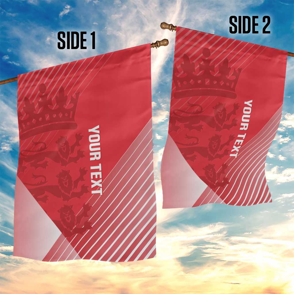 Custom England Cricket Garden Flag Go Champions Sporty Style