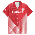 Custom England Cricket Hawaiian Shirt Go Champions Sporty Style
