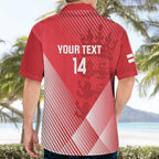 Custom England Cricket Hawaiian Shirt Go Champions Sporty Style