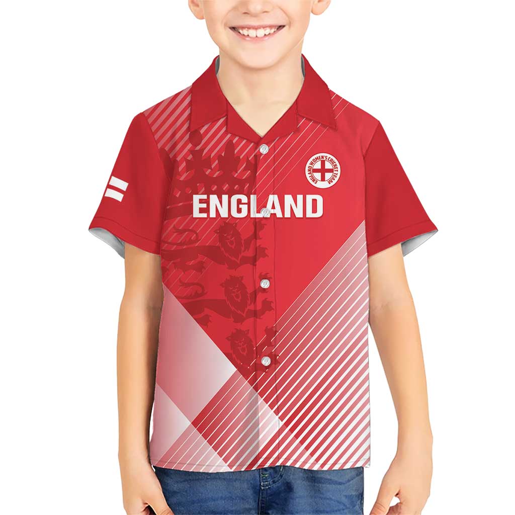 Custom England Cricket Hawaiian Shirt Go Champions Sporty Style