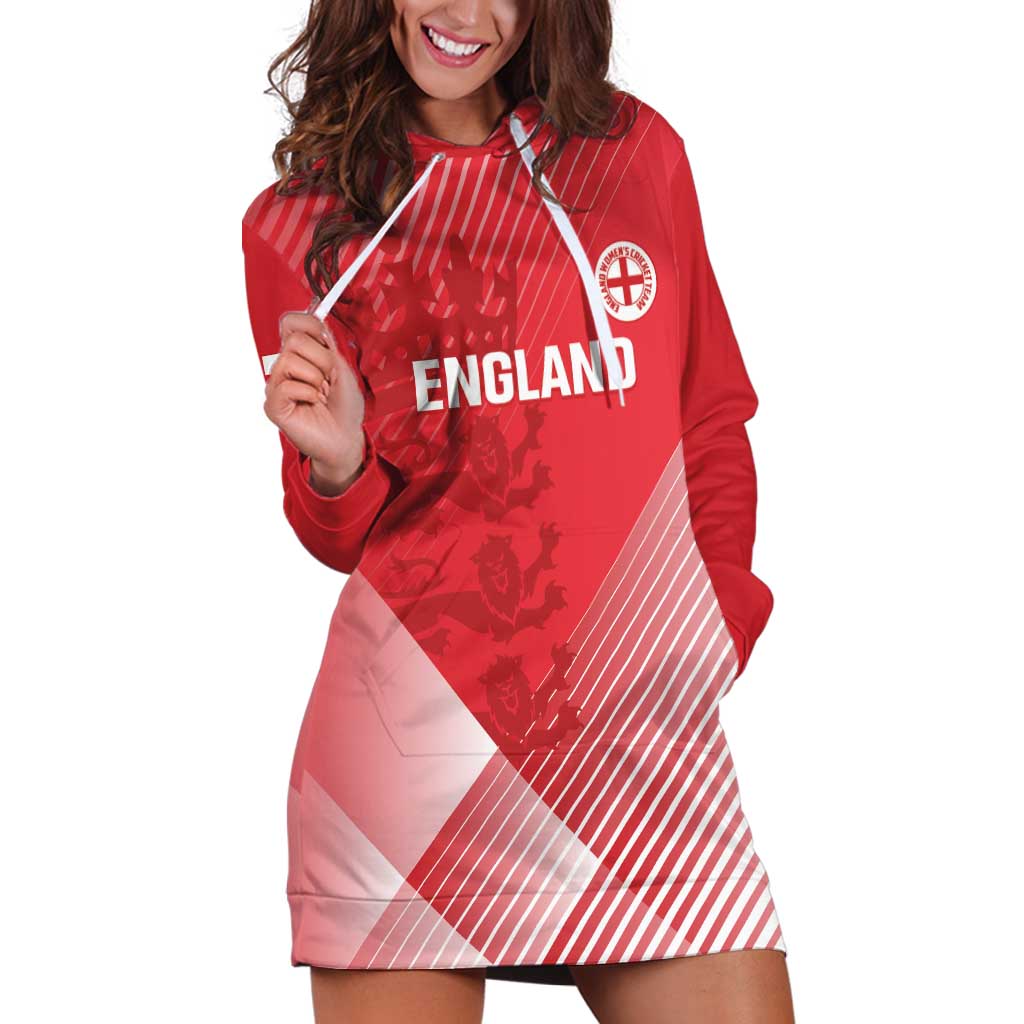 Custom England Cricket Hoodie Dress Go Champions Sporty Style