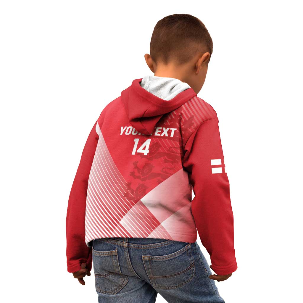 Custom England Cricket Kid Hoodie Go Champions Sporty Style