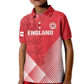 Custom England Cricket Kid Polo Shirt Go Champions Sporty Style