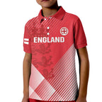 Custom England Cricket Kid Polo Shirt Go Champions Sporty Style